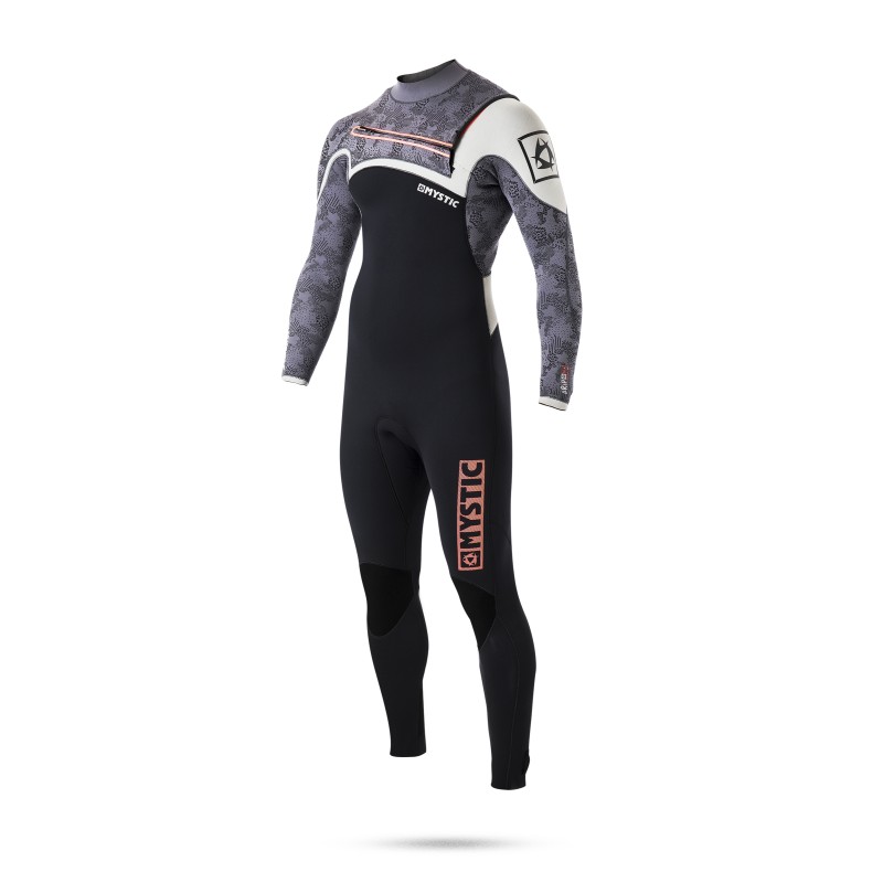 Combinaison Mystic Drip 5/4 FrontZip 2017 Black - The Corner Shop