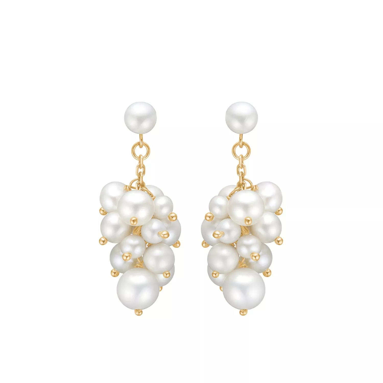 Mads Z Coco Ear Studs Øreringe 8 kt. Guld 3313188
