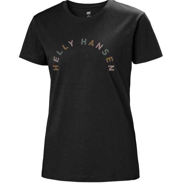 T-shirt HELLY HANSEN W F2F ORGANIC COTTON TEE 2.0 BLACK