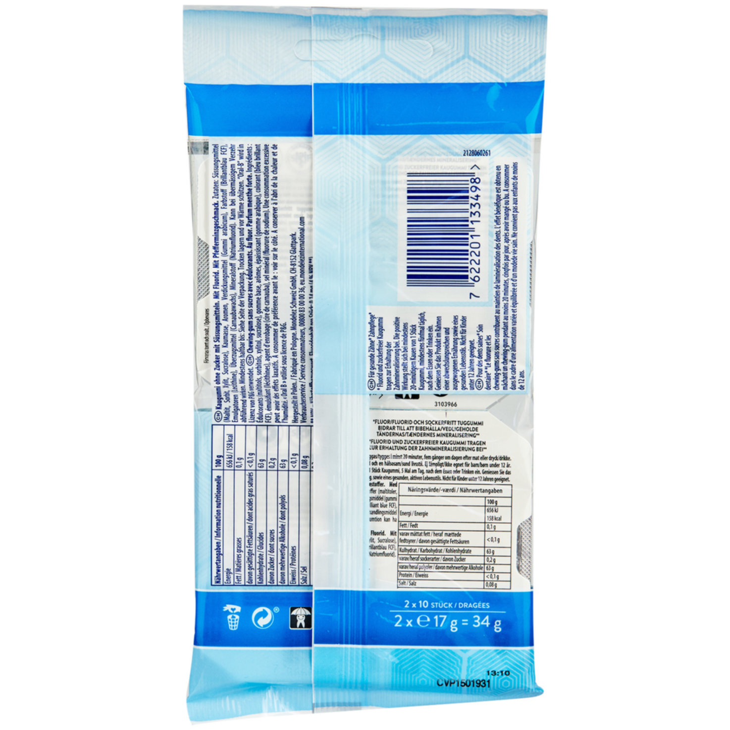 V6 Oral-B Peppermint 2xPack