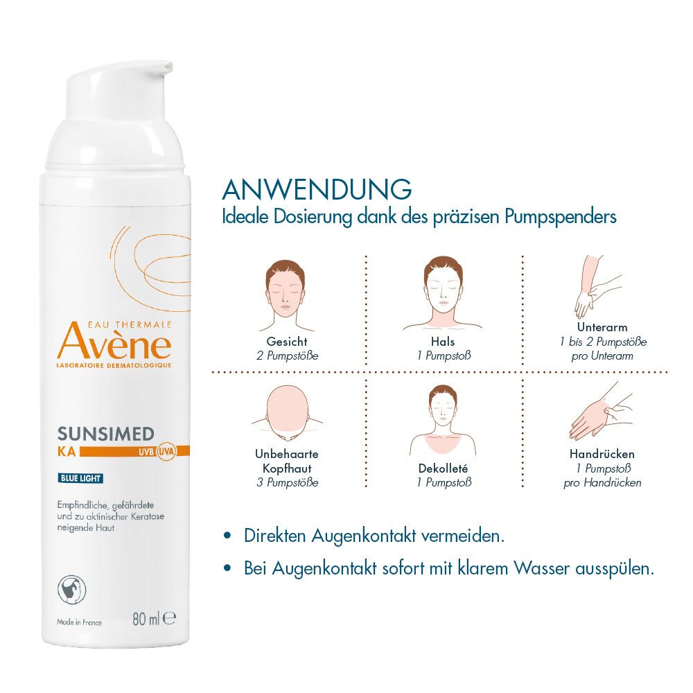 Eau Thermale Avène – Sunsimed KA: Medizinischer Sonnenschutz zur Prävention von aktinischer Keratose und hellem Hautkrebs
