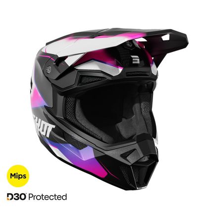 Casque cross Shot LITE - ASTRAL 2025 - Bleu / Rose