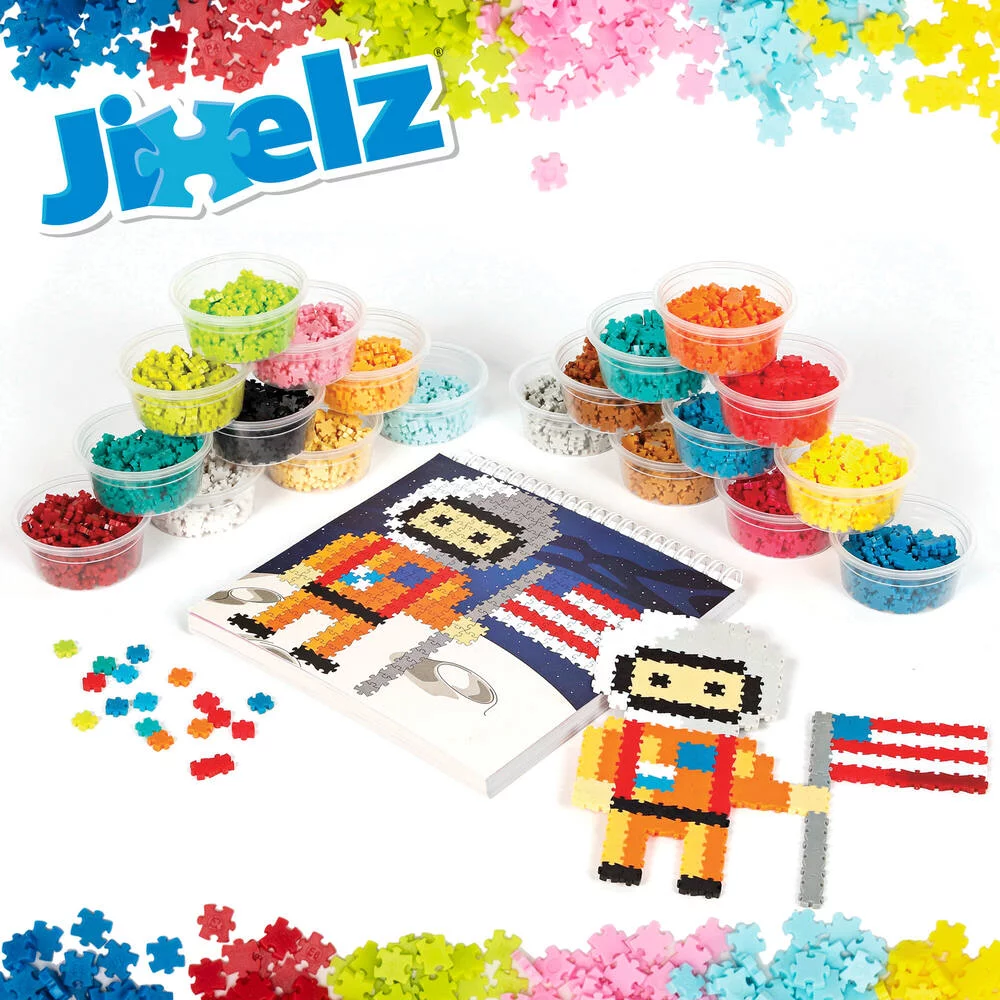 JIXELZ -  COFFRET CREATIF  - TINY PIECES BIG BUILDS 3000 PIECES