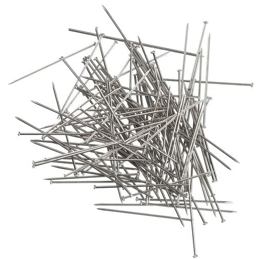 500 épingles en métal
