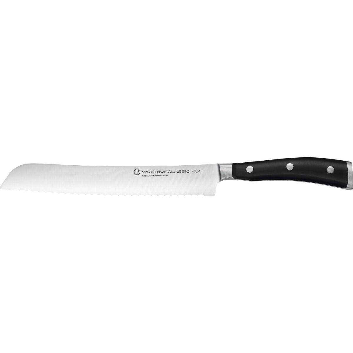 Classic Ikon Brødkniv Svart 20 cm