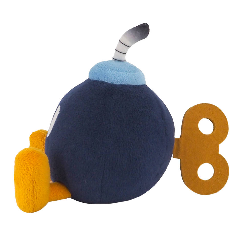 Mario Bob-omb pluchen knuffel - 13 cm