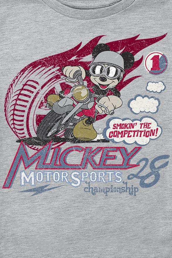 Enfants - Motor Sports Championship | Mickey & Minnie Mouse T-shirt