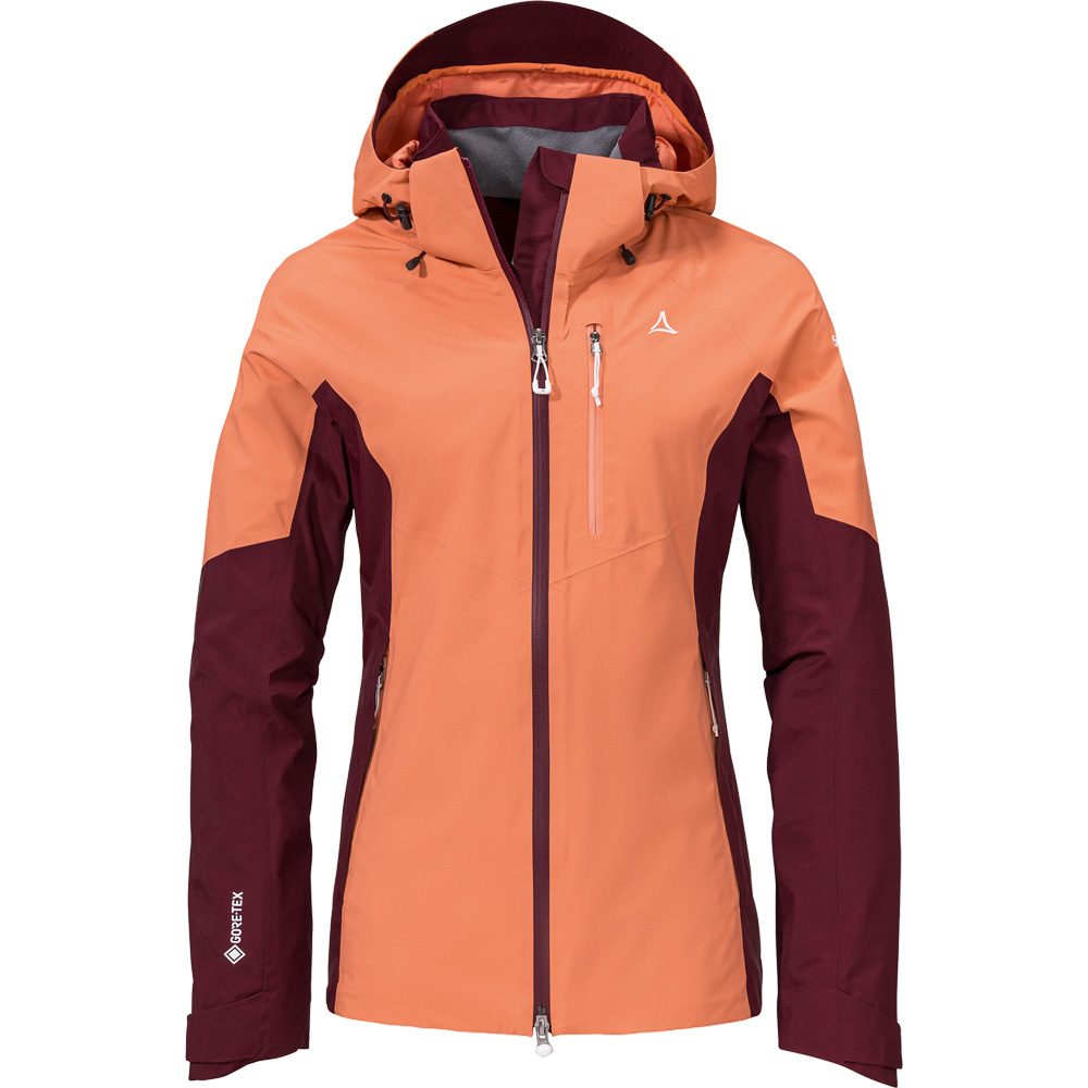 Schöffel Gaschurn Hardshelljacke Damen darkburgundy