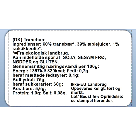 Tranebær