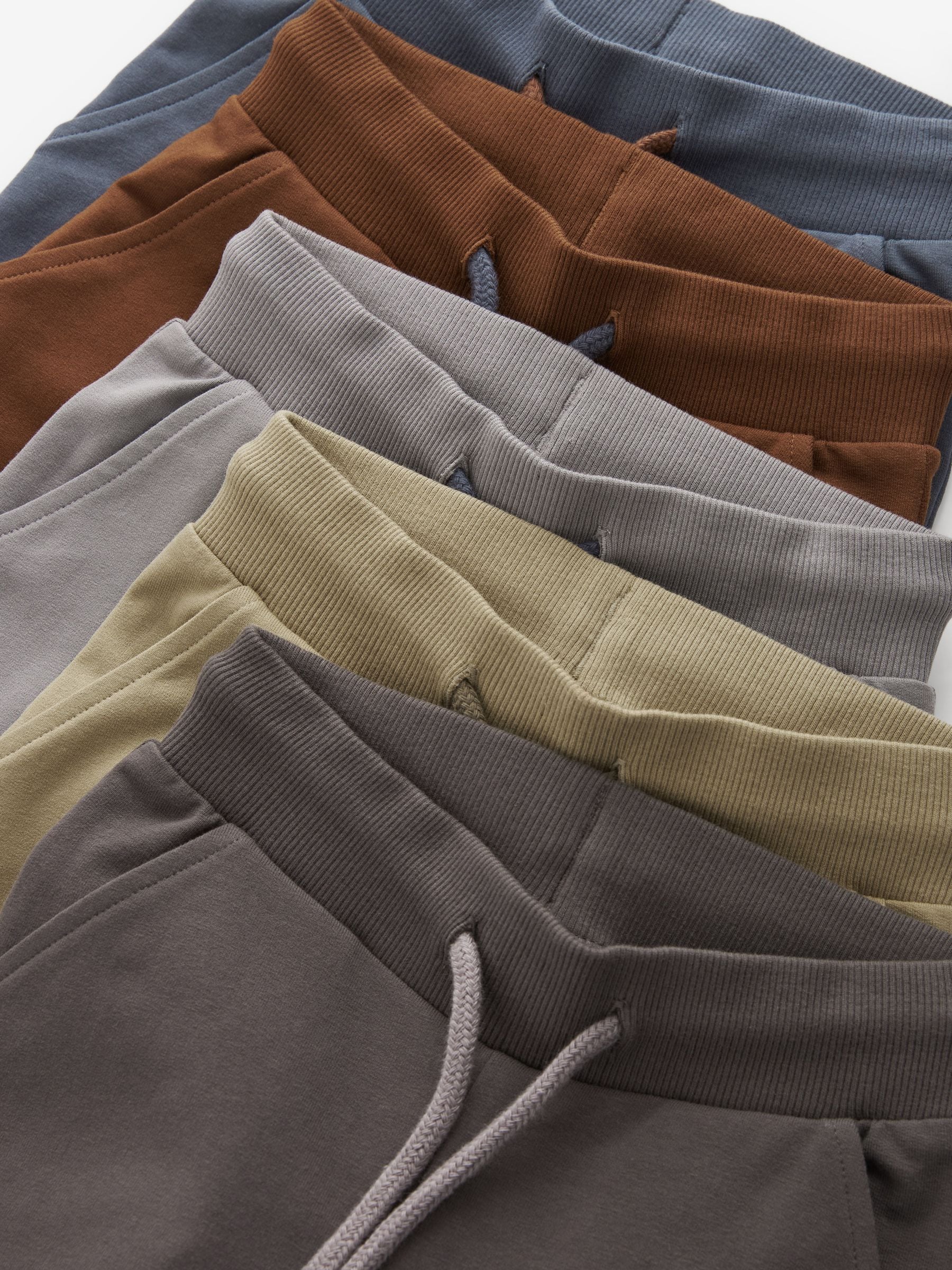 Kaki/grijs/blauw - Verpakking van 5 joggingbroeken (3mnd-7jr)