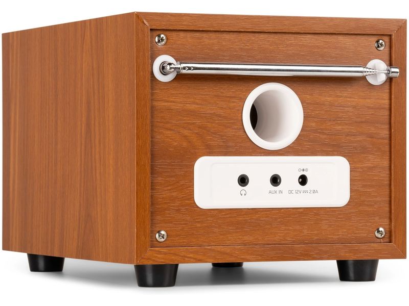 Audizio DAB  Radio Vieste Weiss DAB  Radio mit Stereo Lautsprecher und Subwoofer