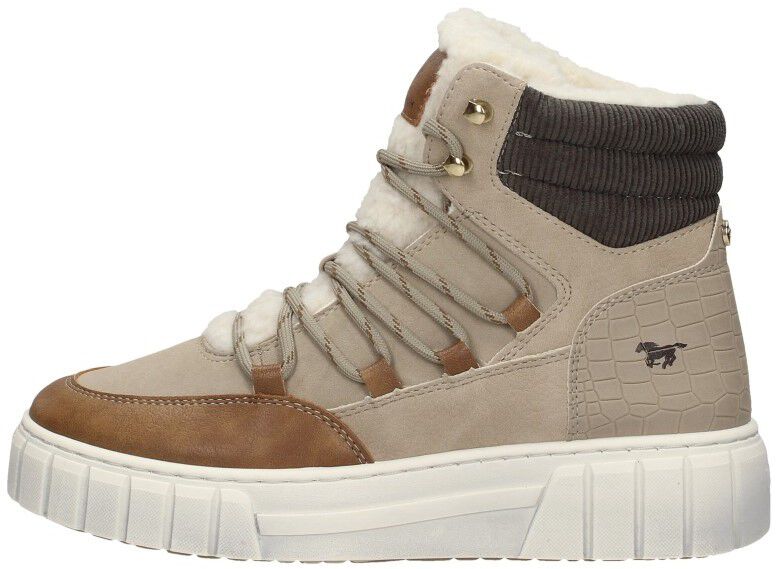 Mustang Veterschoenen Hoog taupe