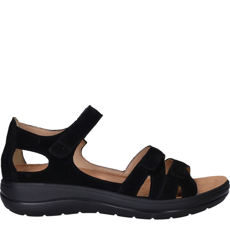 Hartjes Sandalen Zwart Dames