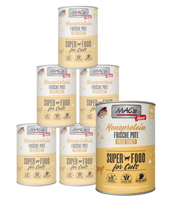 MAC's CAT Nassfutter für Katzen Sensitive, 6
