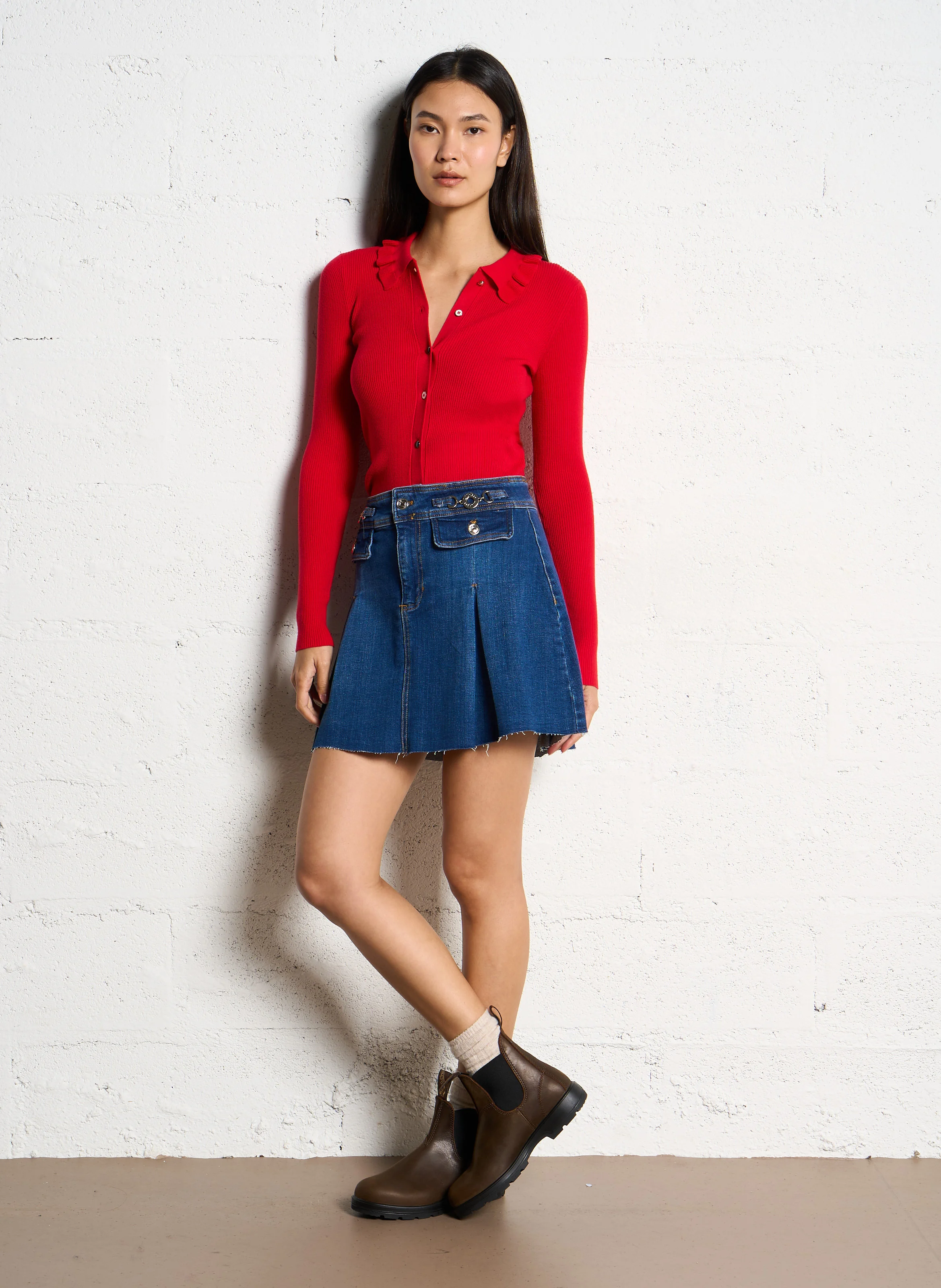 CLASSIC CHELSEA - Boots en cuir mélangé | Marron