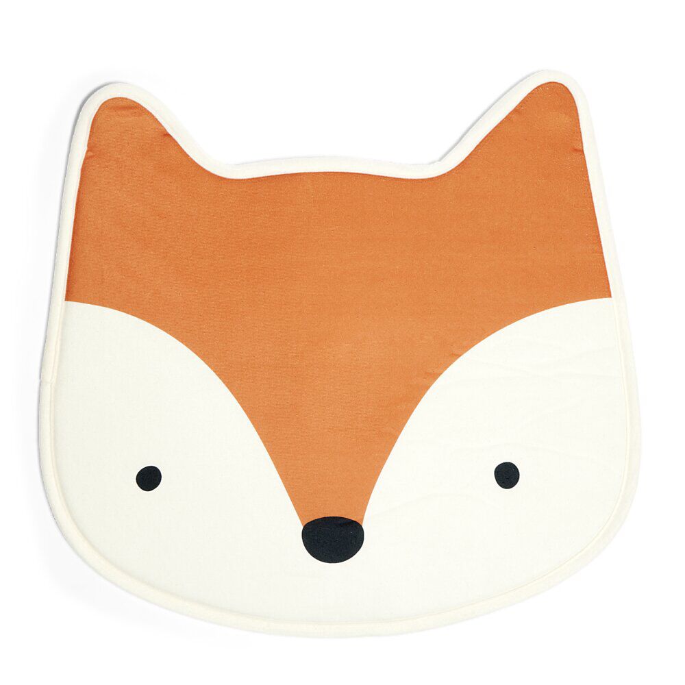 Tapis enfant antidérapant tête animal Ø50cm - 3 modèles