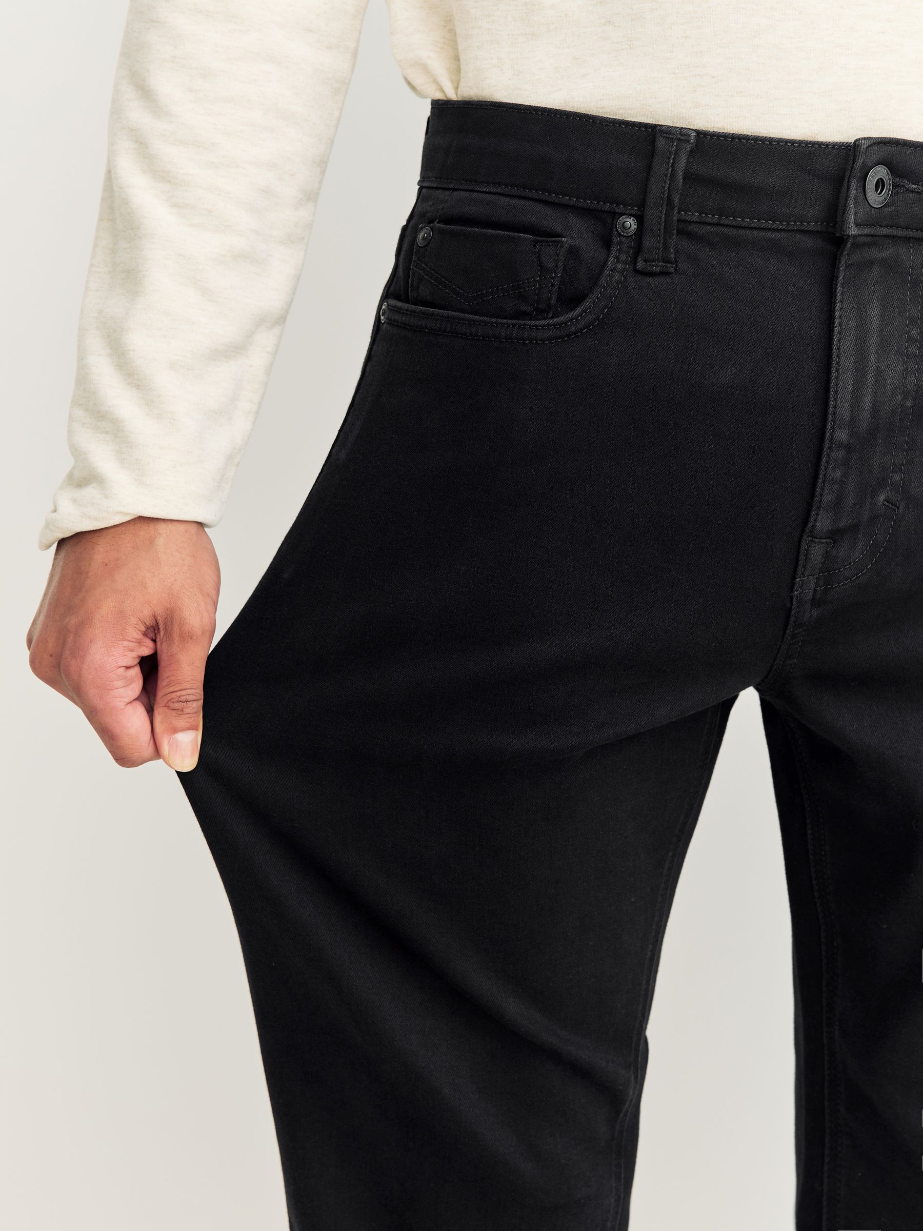 Zwart - Straight fit - Motionflex jeans