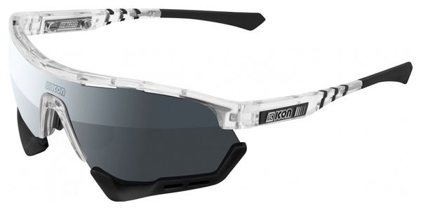 Scicon Sports Aerotech SCN PP Lunettes De Soleil De Performance Sportive (Scnpp Multimiror Silver/Briller)