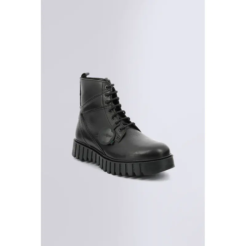 KICK FABULOUS NOIR BOOTS Cuir Homme