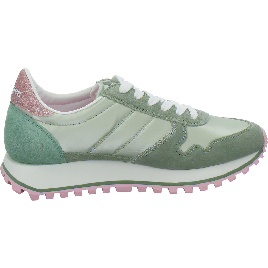 Blauer Sneaker Damen Hellgrün
