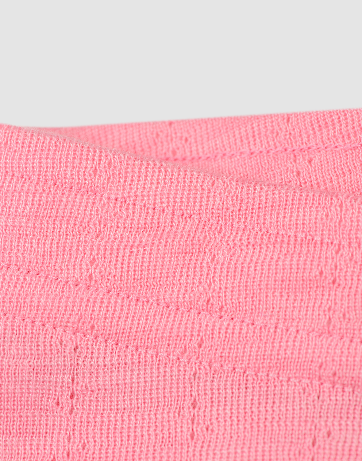3/4 pointelle shorts van merinowol/zijde voor kinderen