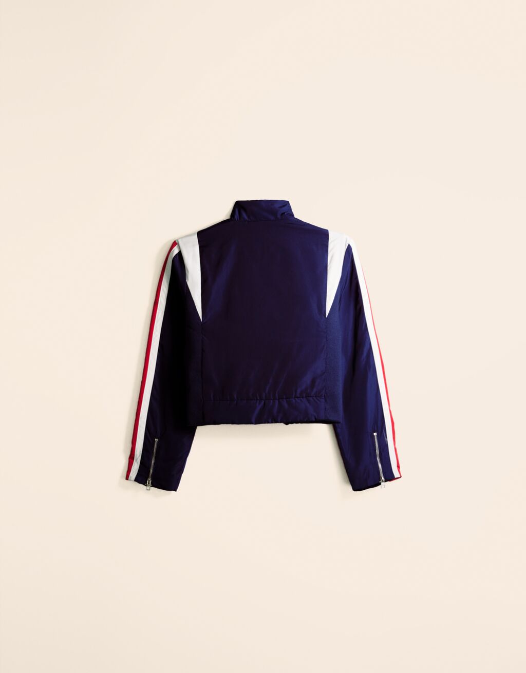 Jaqueta retrô contrastante