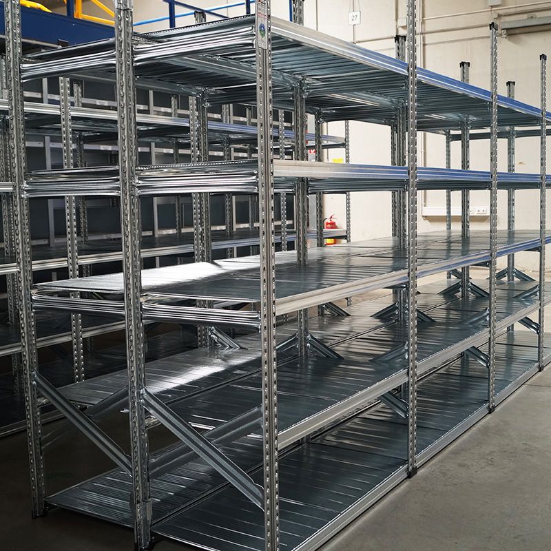 PROREGAL Stellingkast, insteeksysteem Proximo, basiseenheid, hxbxd 200 x 150 x 40 cm, 5 legborden, legborddraagvermogen 130 kg, aan beide zijden te gebruiken, verzinkt