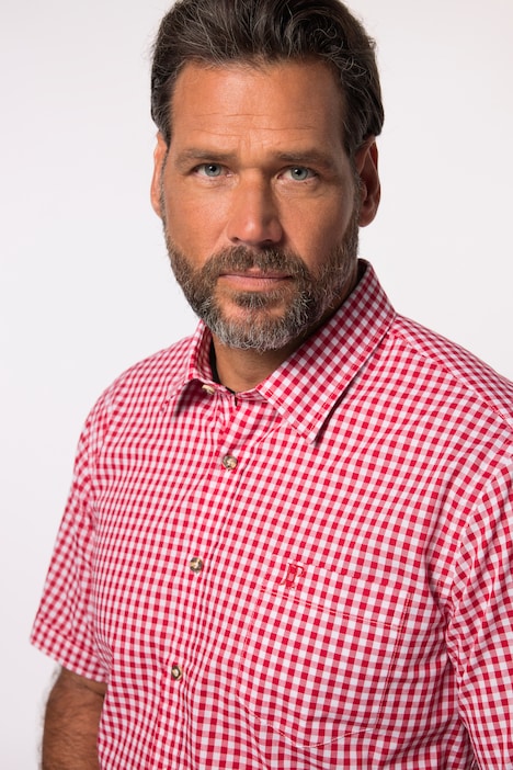 Hemd, Tracht, Halbarm, Kent Kragen, Modern Fit