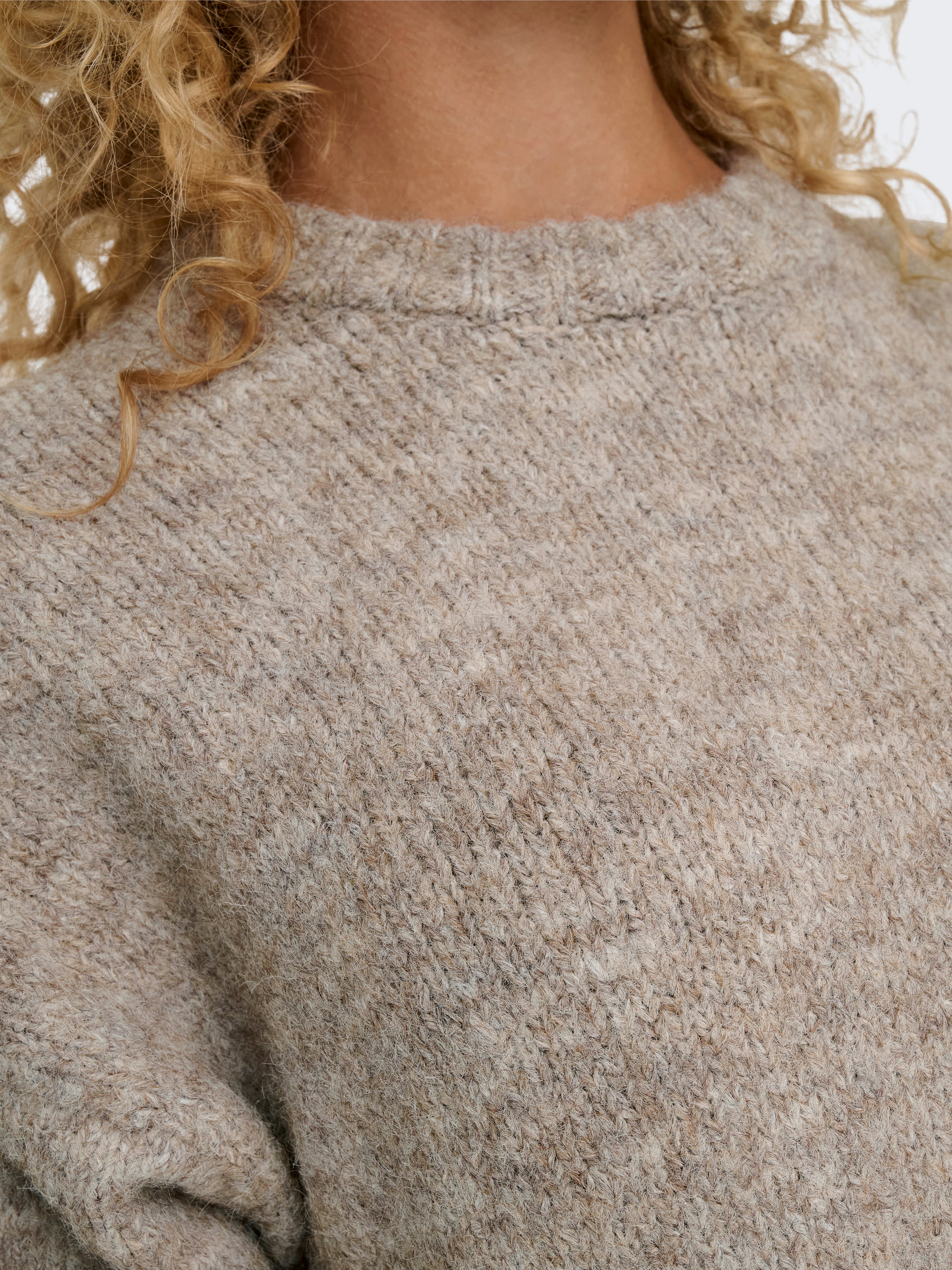 ONLMAGGIE Strickpullover Malt Ball