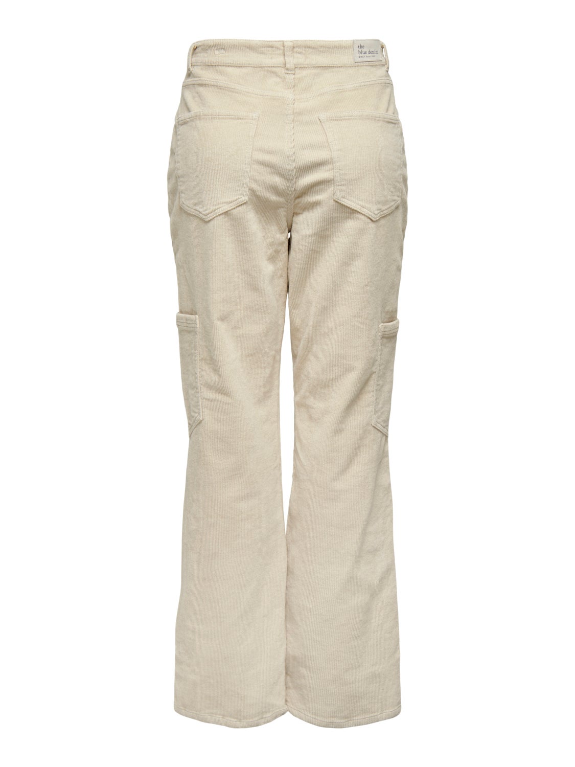ONLVOX-GLOBAL Hohe Taille Gerade geschnitten Cargo-Hose Oatmeal