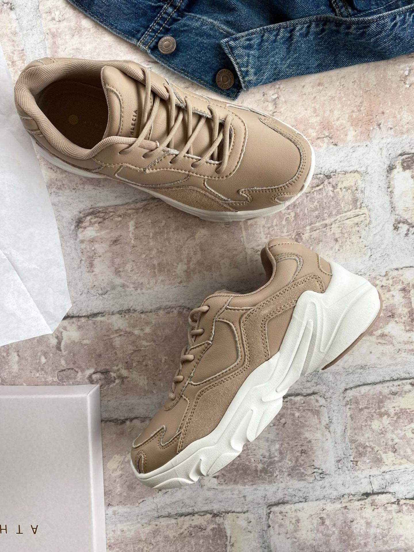 Chunky Leather Trainers