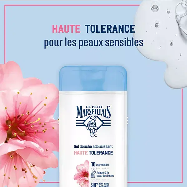 Le Petit Marseillais Douche Gel Haute Tolérance Fleur d'Amandier Bio 400ml
