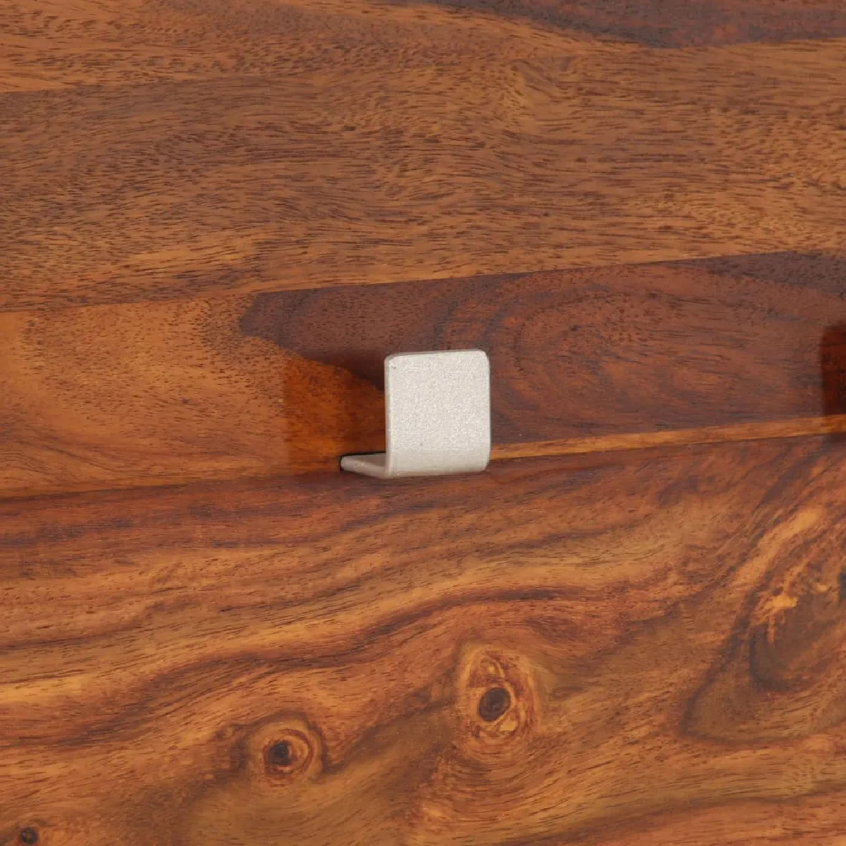 Decoshop26 Portemanteau étagère - Bois Sesham