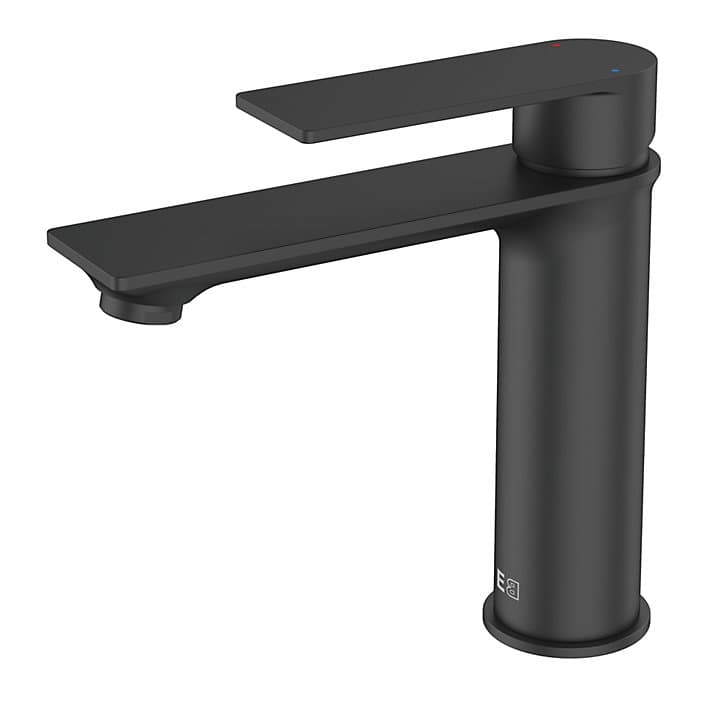 Mitigeur de lavabo noir Essebagno Leona