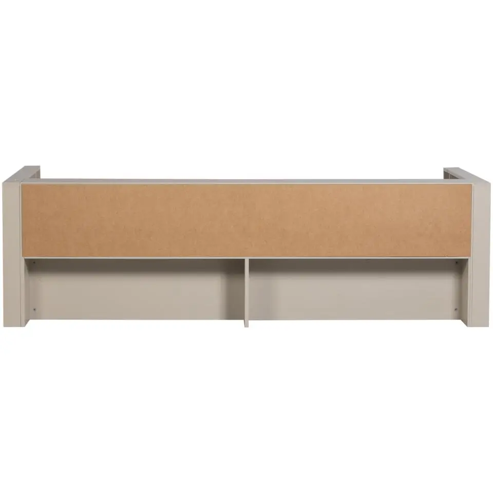 WOOOD Carter Bedbank - Grenenhout - Dust/Beige - 90x200