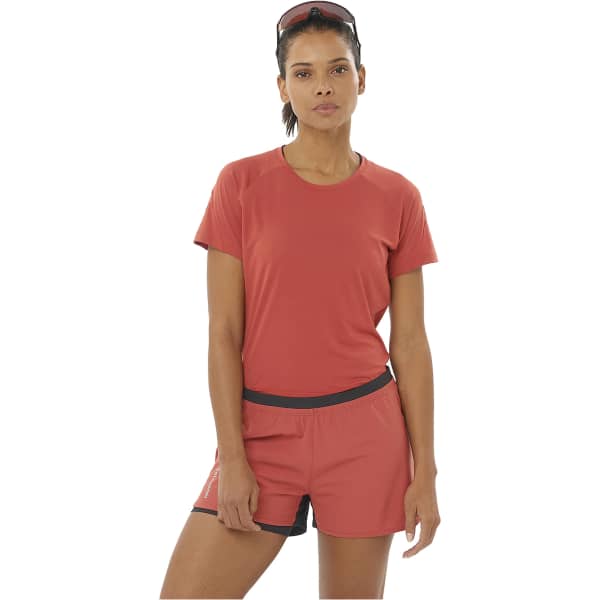 T-shirt trail SALOMON CROSS RUN SS TEE W TANDOORI SPICE