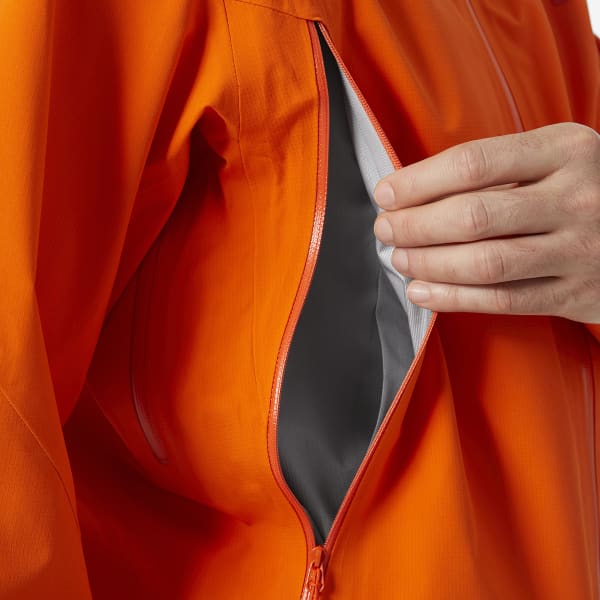Veste ski de randonnée HELLY HANSEN VERGLAS INFINITY SHELL JACKET BRIGHT ORANGE