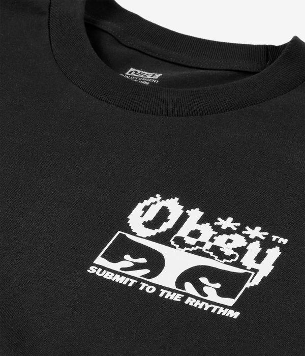 Obey Submit To The Rhythm T-Shirt (black) online kaufen | skatedeluxe
