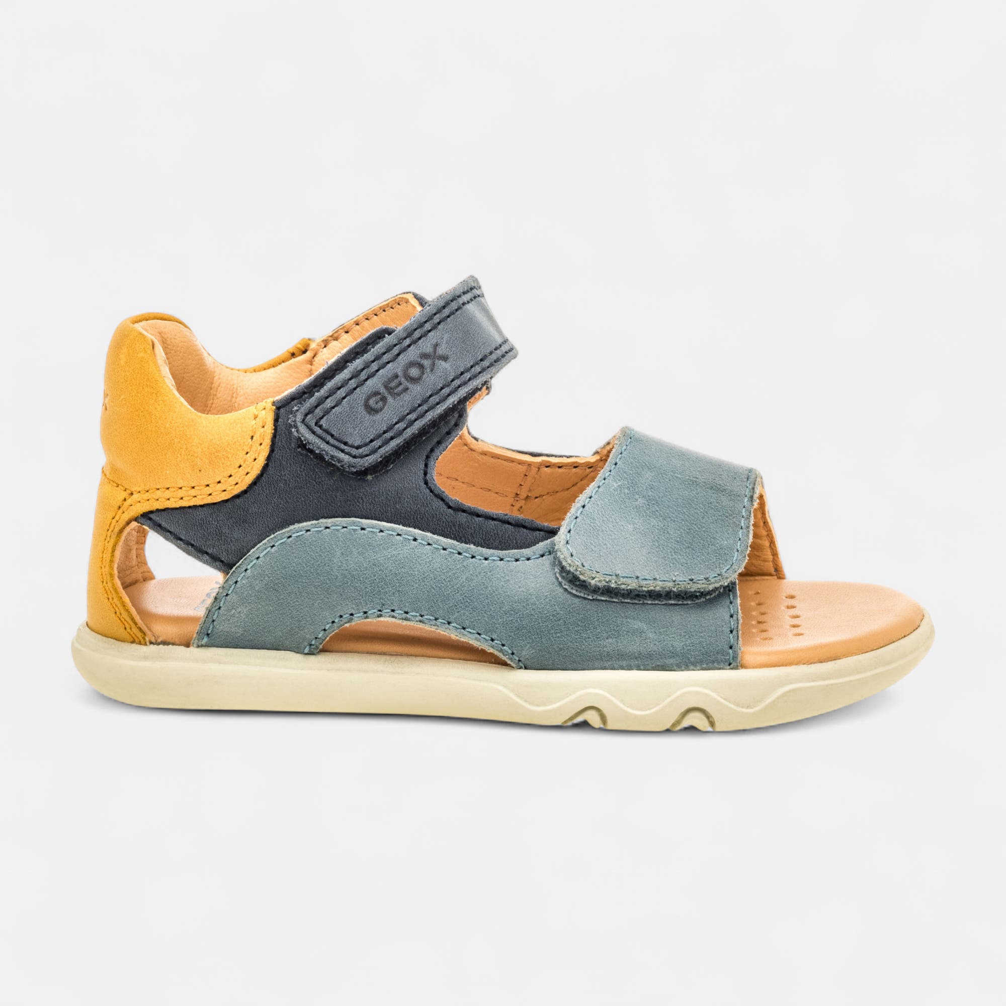 Sandales Garçon en cuir jeans