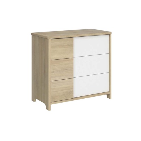 Commode 3 tiroirs SACHA Chêne du Bocage - GALIPETTE