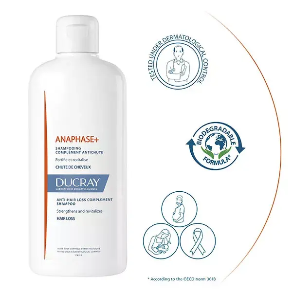 Ducray Anaphase+ Shampoo Complementar Antiqueda 400ml