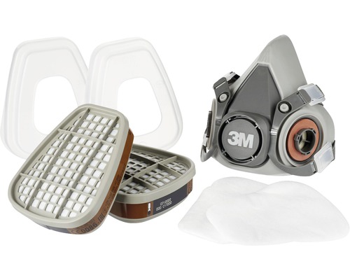 Herbruikbare maskerset voor verfspuiten 3M™ 6002PRO, beschermingsniveau A2P3