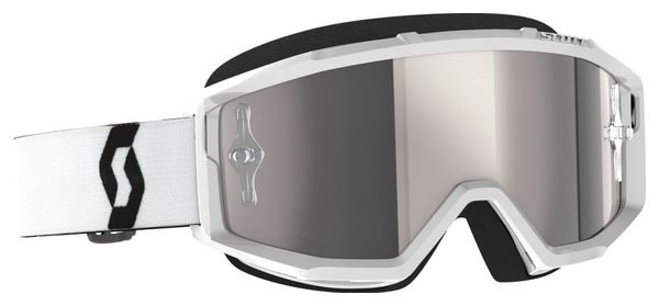 Masque Scott Primal Blanc/Ecran Silver