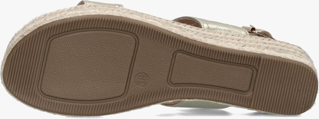 gouden lina locchi espadrilles l1374