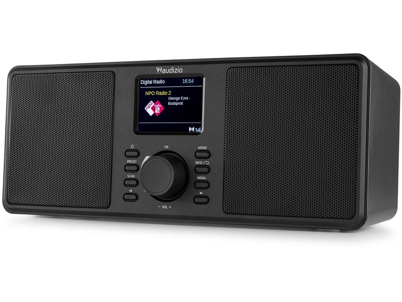 Audizio DAB  Radio Monza Schwarz Portables DAB  Radio mit FM-Funktion und Bluetooth-Konnektivität
