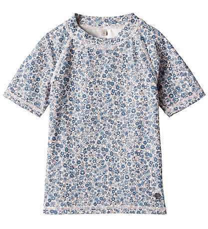 Wheat Bådebluse - UV40+ - Jackie - Blåe Flower Meadow