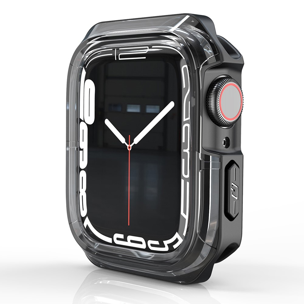 Apple Watch (41 mm) Hybrid Hardcase Bumper Hülle - Schwarz
