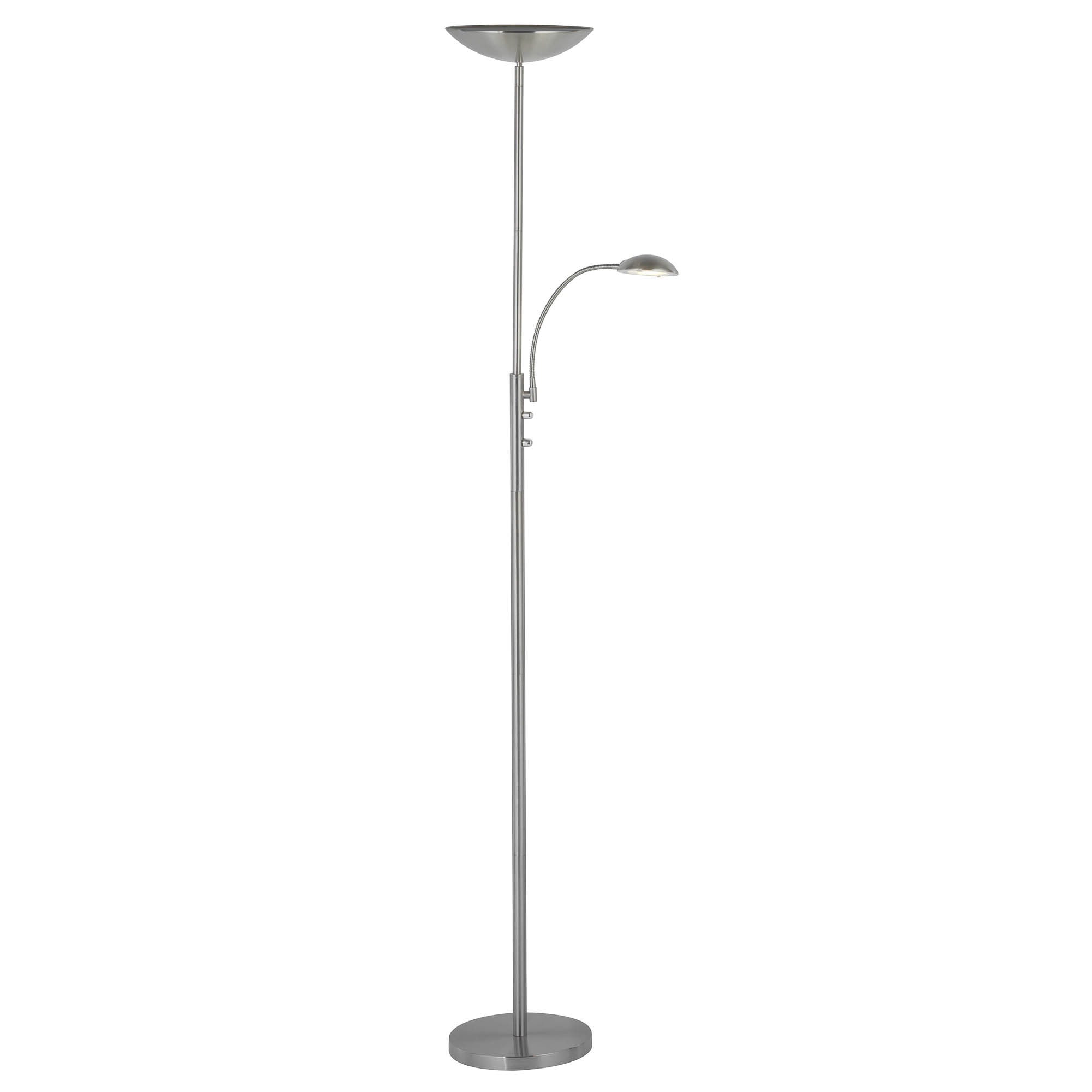 Brilliant Deckenfluter »Rosanna« LED-Modul 1 Stk. Warmweiss LED Deckenfluter Lesearm eisen