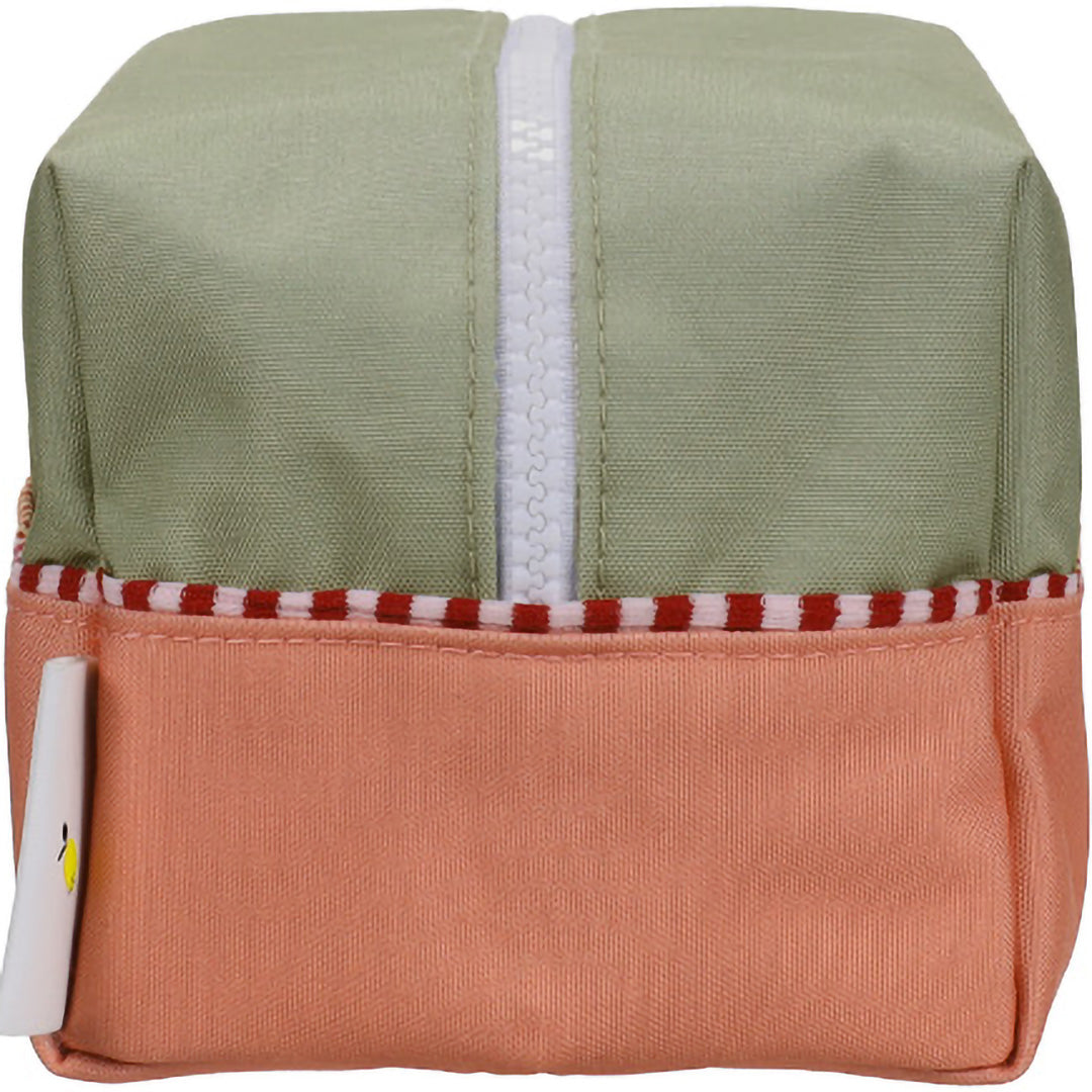sticky lemon toilettas colourblocking - shark grey - coral pink