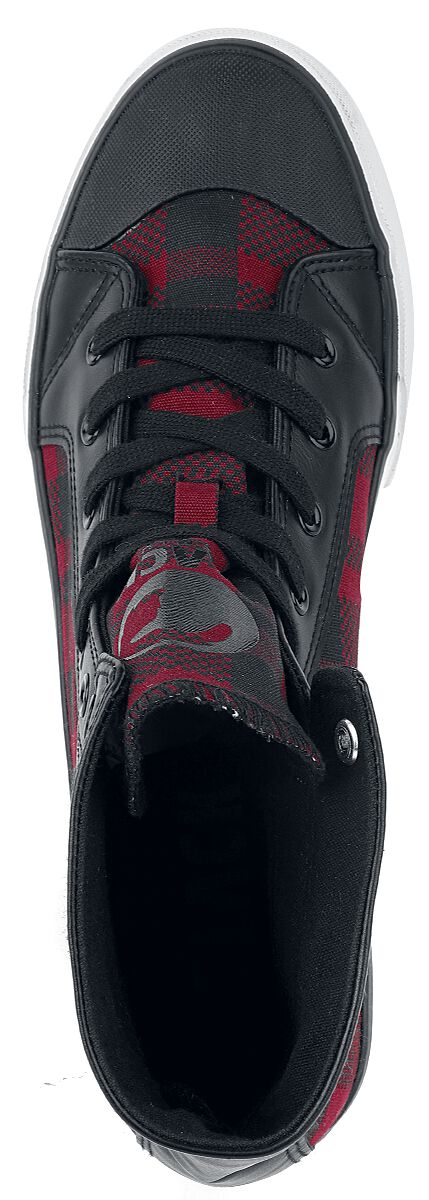 Baskets à carreaux | Black Premium by EMP Baskets hautes